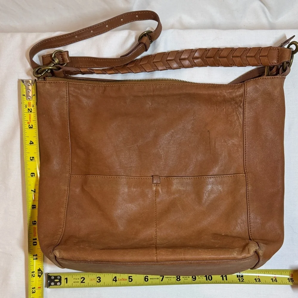 Lucky Brand Brown Leather Shoulder Bag - Picture 6 of 11
